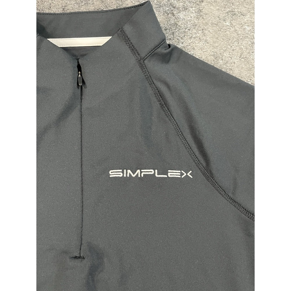 Peter Millar Quarterzip Pullover Womens Medium Black Golf UPF Lightweight EUC - Picture 3 of 10